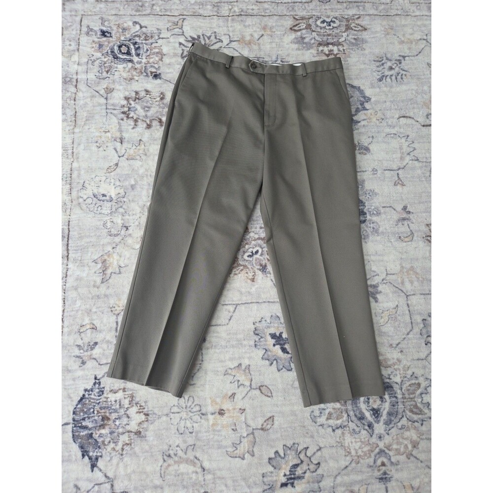 #467 Dockers premium Relaxed Fit Brown 38x29 flat front classic fit men's pants